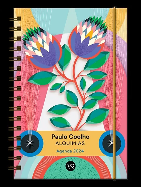 Agenda Paulo Coelho 2024 - Anillada: Alquimias tulipanes