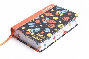 Biblia NVI Luz En Mi Camino Cohetes Multicolor Simil Piel