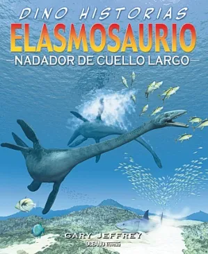 Elasmosaurio nadador de cuello largo