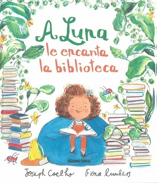 A Luna le encanta la biblioteca