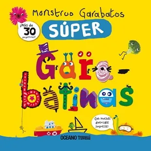 Monstruo garabatos. Súper garabatinas (Pegatinas)