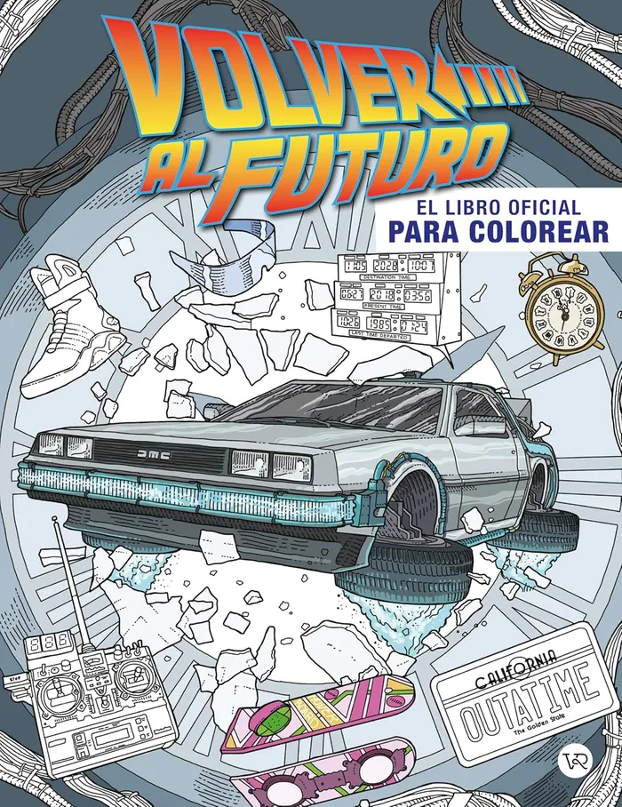 Volver Al Futuro El Libro Oficial Para Colorear