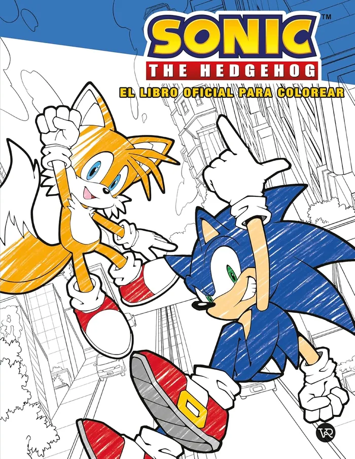 Sonic The Hedgehog El Libro Oficial Para Colorear
