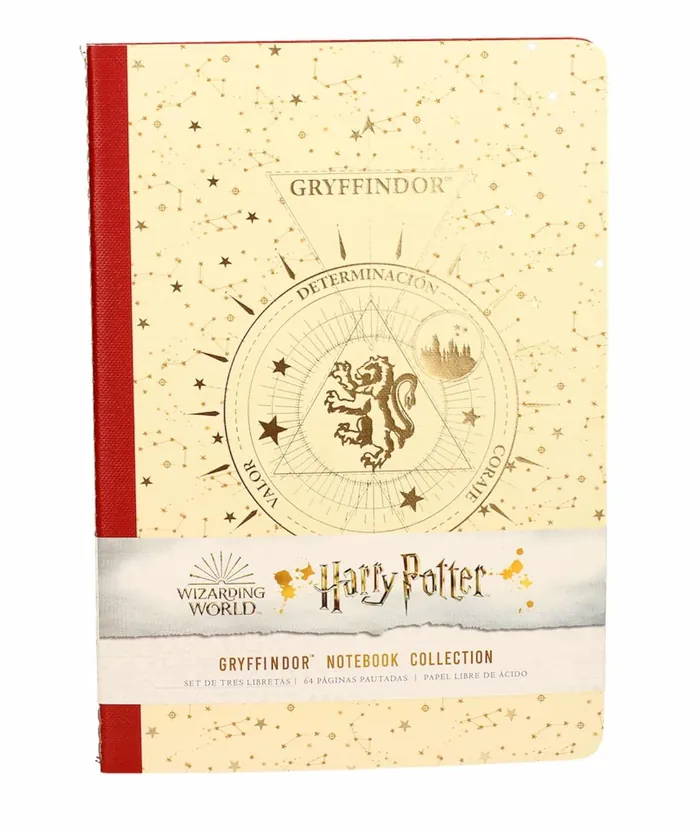 Harry Potter: Pack de 3 libretas Gryffindor