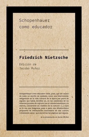 Schopenhauer como educador.