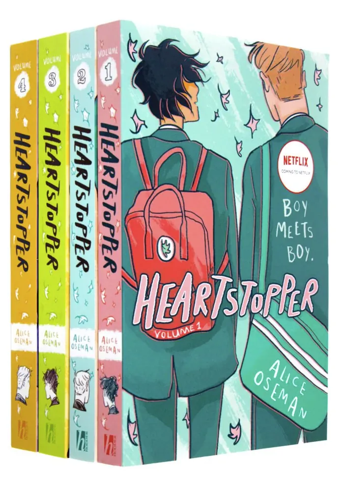 Pack heartstopper. 4 tomos